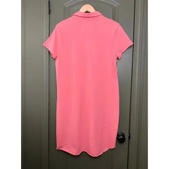 NWOT Frank & Eileen LAUREN Polo Mini Heritage Jersey Cotton Watermelon Large - Picture 2 of 6